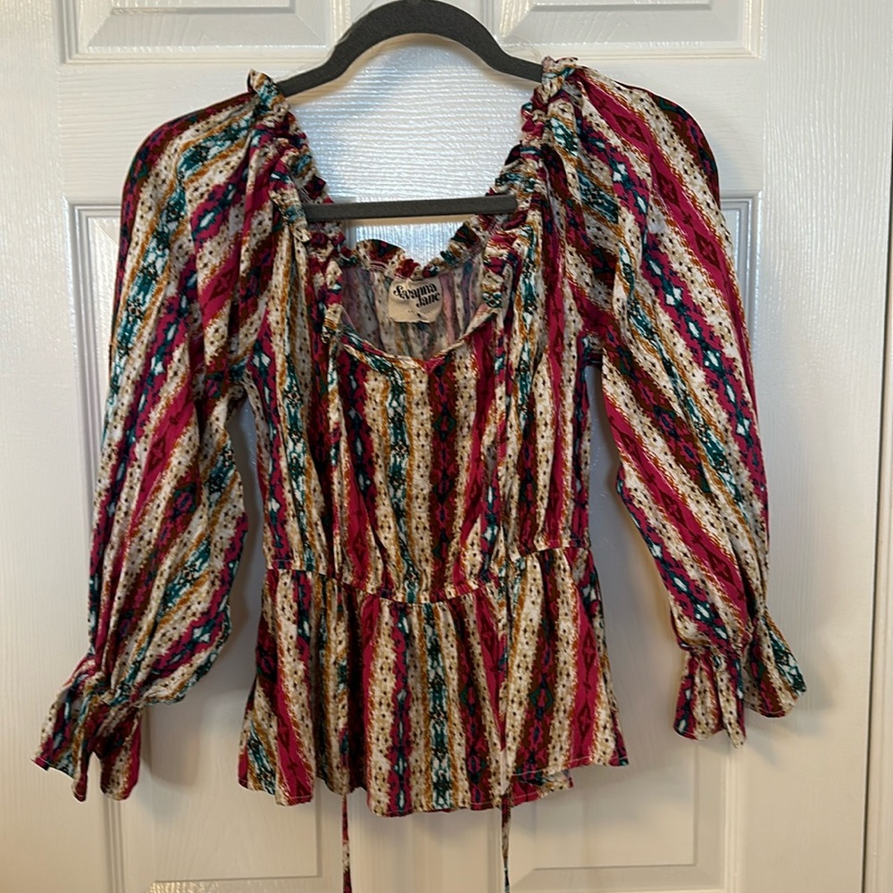 Savanna Jane Sz S Blouse